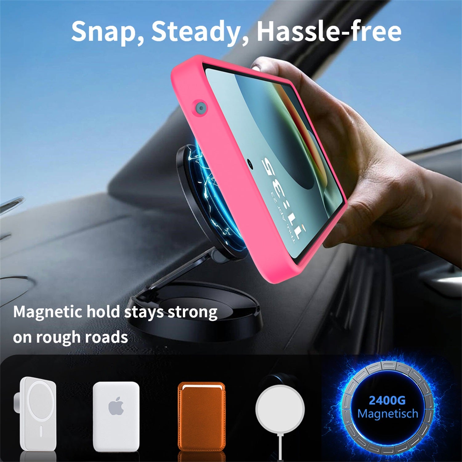 EDGE Mag Pro Case with Kickstand for Motorola Moto G Play (2026)/Moto G 5G (2026) / Moto G 5G (2025) - Hot Pink - EDMGPRG5G26-HP-5.jpg