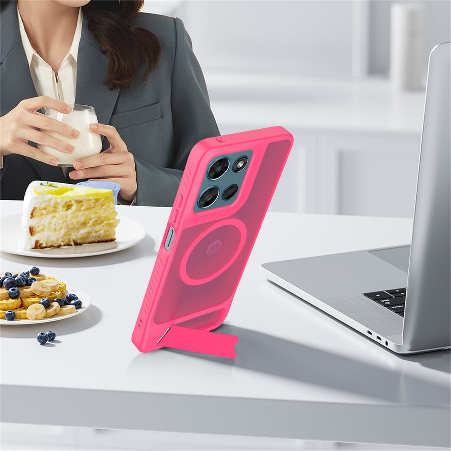 EDGE Mag Pro Case with Kickstand for Motorola Moto G Play (2026)/Moto G 5G (2026) / Moto G 5G (2025) - Hot Pink - EDMGPRG5G26-HP-7.jpg