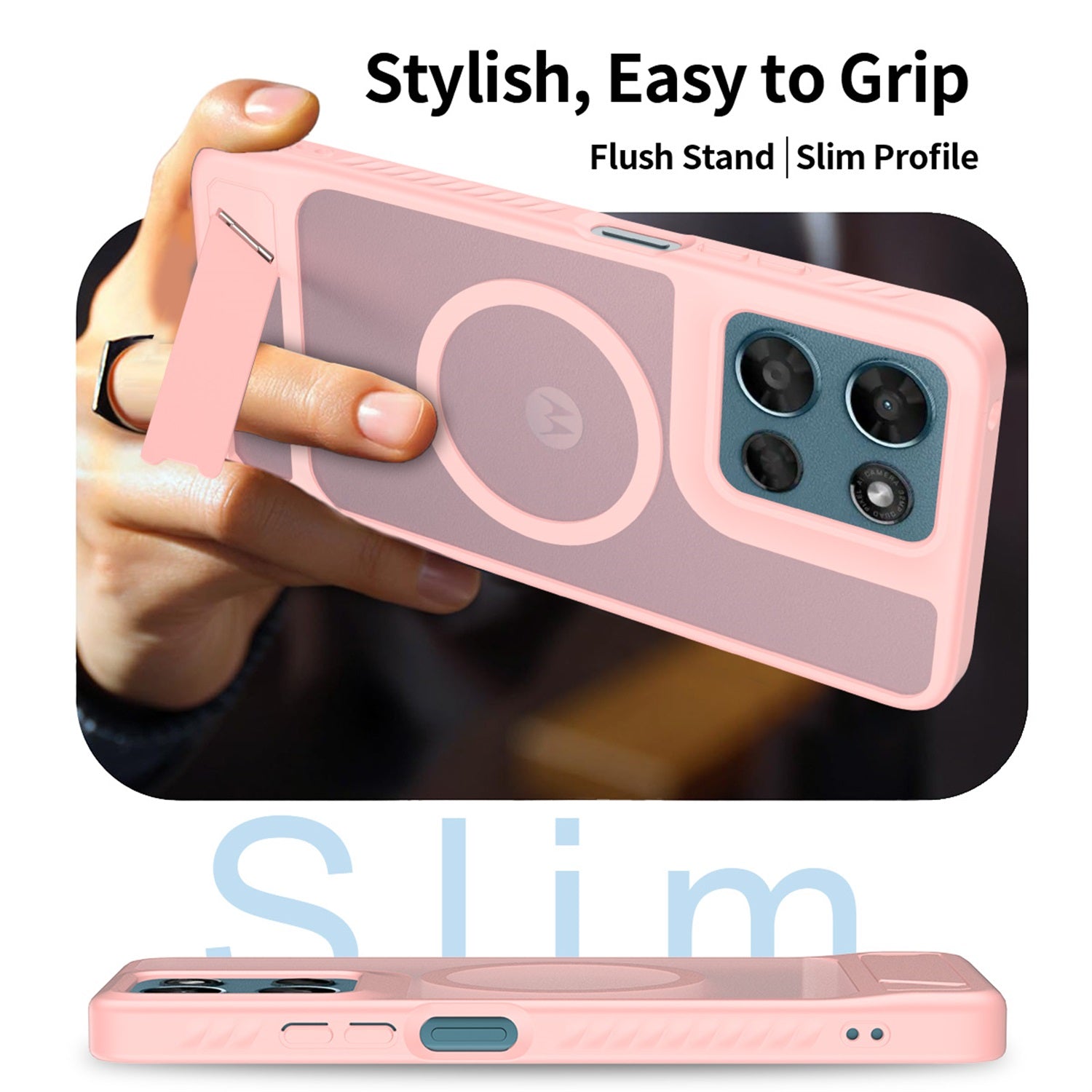 EDGE Mag Pro Case with Kickstand for Motorola Moto G Play (2026)/Moto G 5G (2026) / Moto G 5G (2025) - Light Pink - EDMGPRG5G26-LP-3.jpg