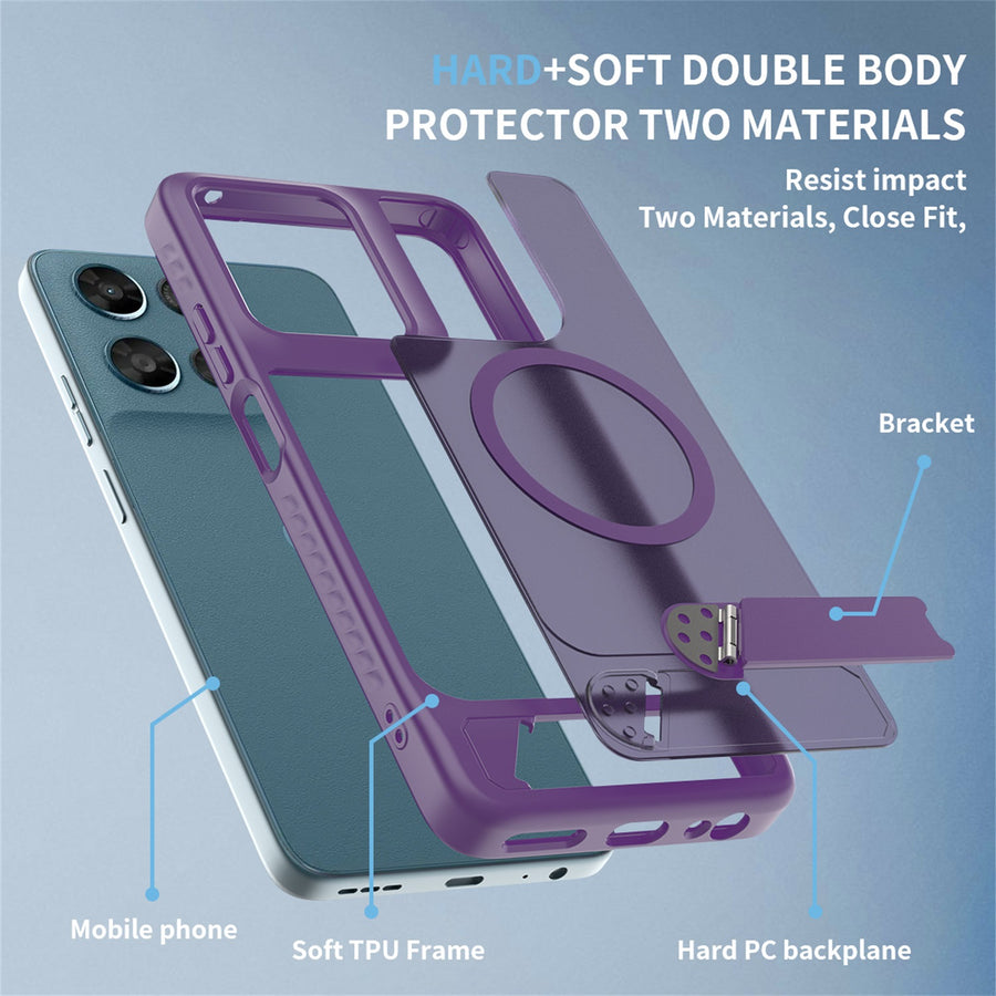 EDGE Mag Pro Case with Kickstand for Motorola Moto G Play (2026)/Moto G 5G (2026) / Moto G 5G (2025) - Purple - EDMGPRG5G26-PR-6.jpg