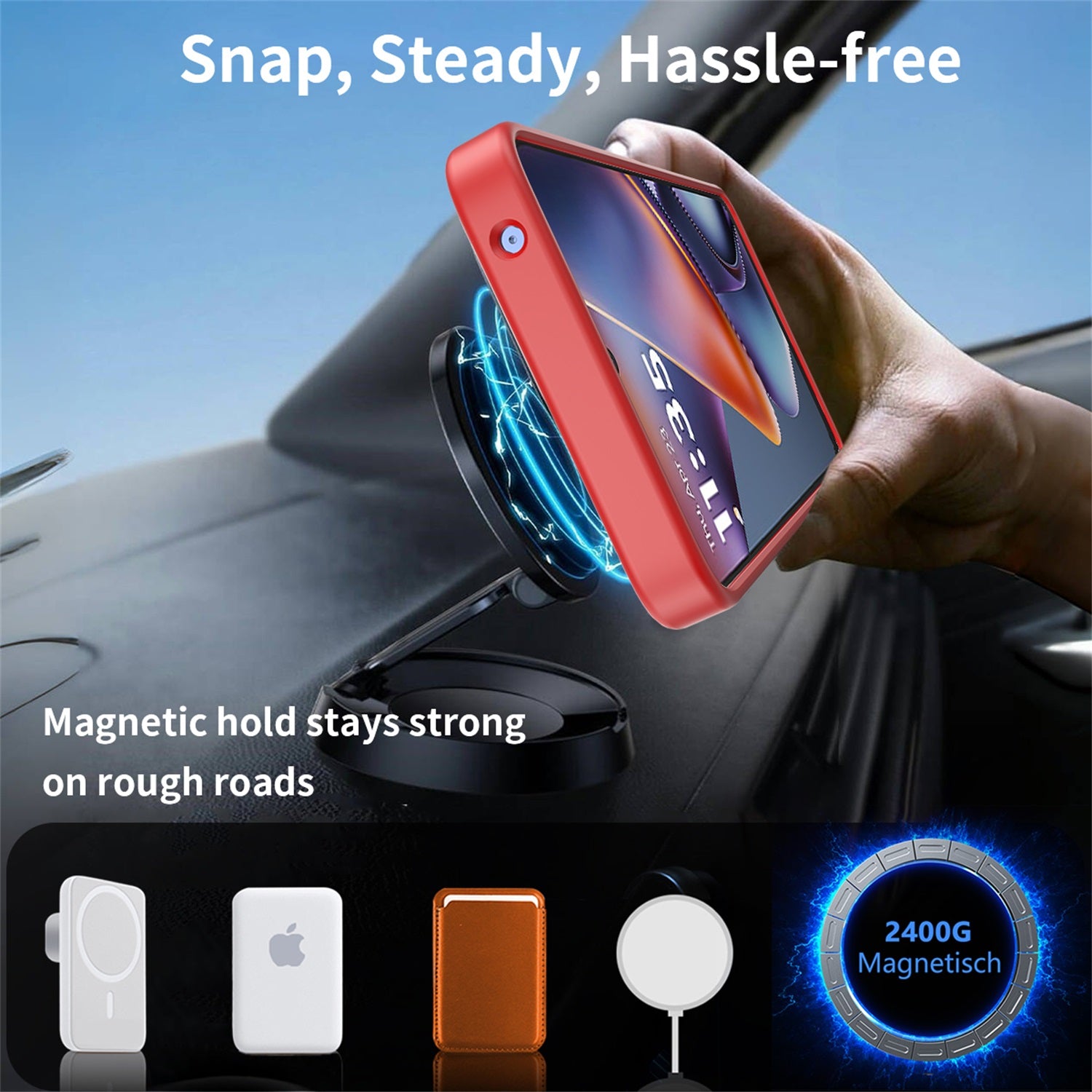 EDGE Mag Pro Case with Kickstand for Motorola Moto G Play (2026)/Moto G 5G (2026) / Moto G 5G (2025) - Red - EDMGPRG5G26-RD-5.jpg