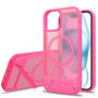 EDGE Mag Pro Case with Kickstand for Apple iPhone 17e / 16e / 15 / 14 / 13 - Hot Pink