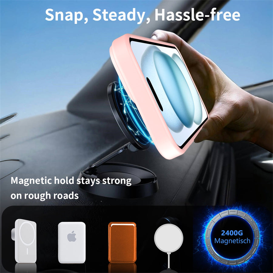 EDGE Mag Pro Case with Kickstand for Apple iPhone 17e / 16e / 15 / 14 / 13 - Light Pink - EDMGPRIPH15-LP-6.jpg