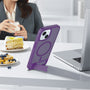 EDGE Mag Pro Case with Kickstand for Apple iPhone 17e / 16e / 15 / 14 / 13 - Purple - EDMGPRIPH15-PR-8.jpg