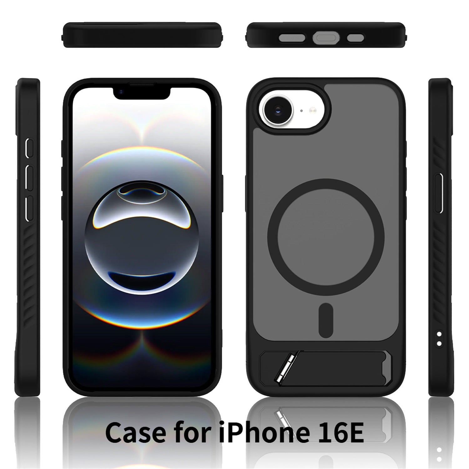EDGE Mag Pro Case with Kickstand for Apple iPhone 17e / 16e - Black - EDMGPRIPH16E-BK-3.jpg