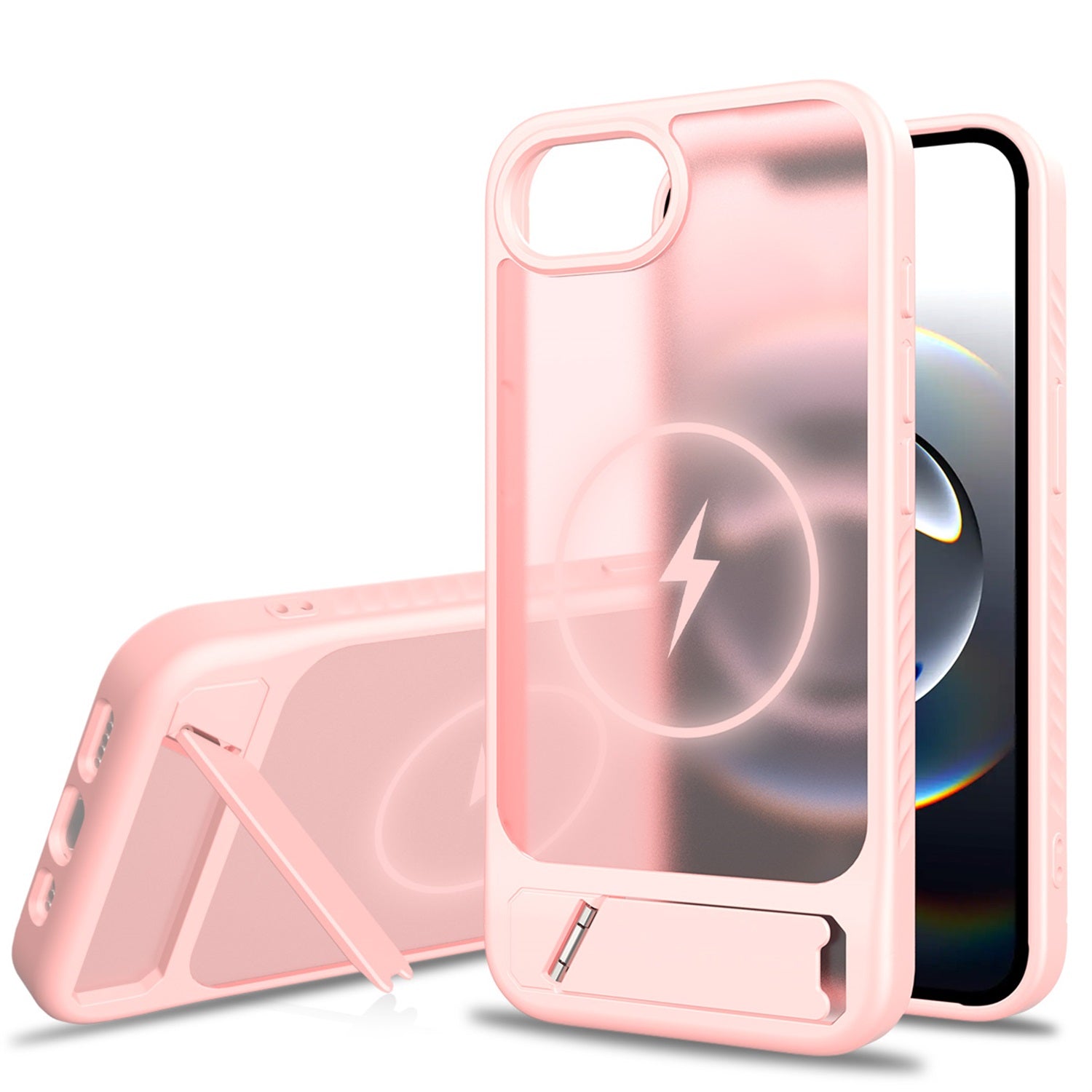 EDGE Mag Pro Case with Kickstand for Apple iPhone 17e / 16e - Light Pink - EDMGPRIPH16E-LP-2.jpg