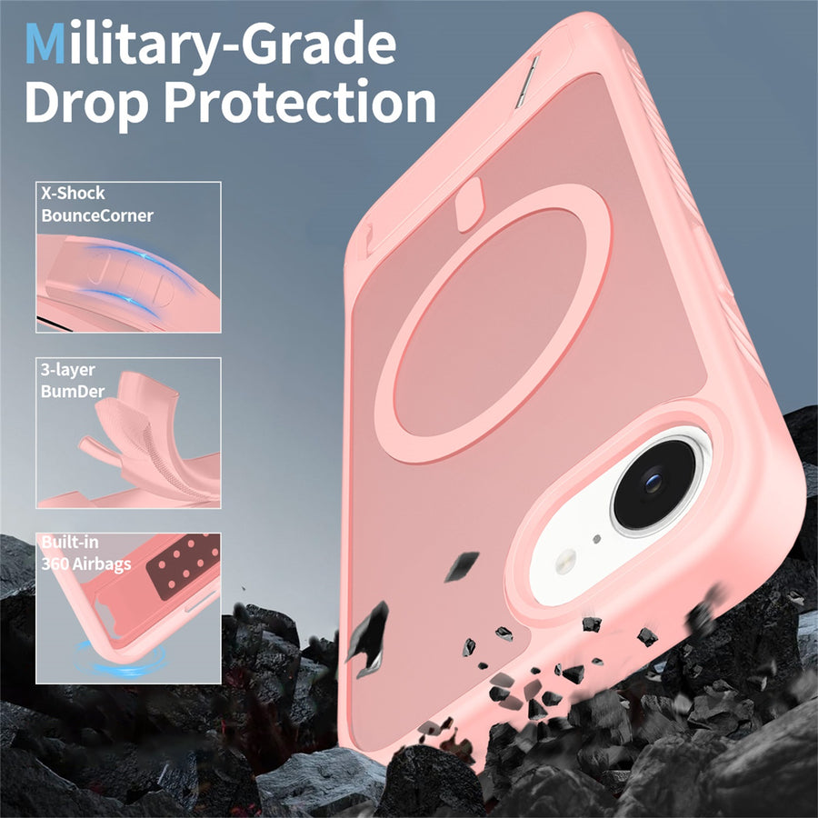 EDGE Mag Pro Case with Kickstand for Apple iPhone 17e / 16e - Light Pink - EDMGPRIPH16E-LP-3.jpg