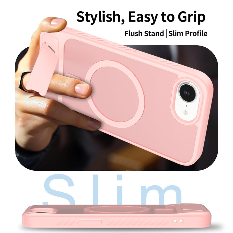 EDGE Mag Pro Case with Kickstand for Apple iPhone 17e / 16e - Light Pink - EDMGPRIPH16E-LP-4.jpg