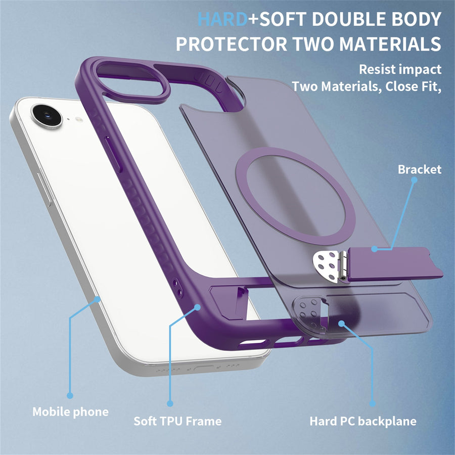 EDGE Mag Pro Case with Kickstand for Apple iPhone 17e / 16e - Purple - EDMGPRIPH16E-PR-7.jpg