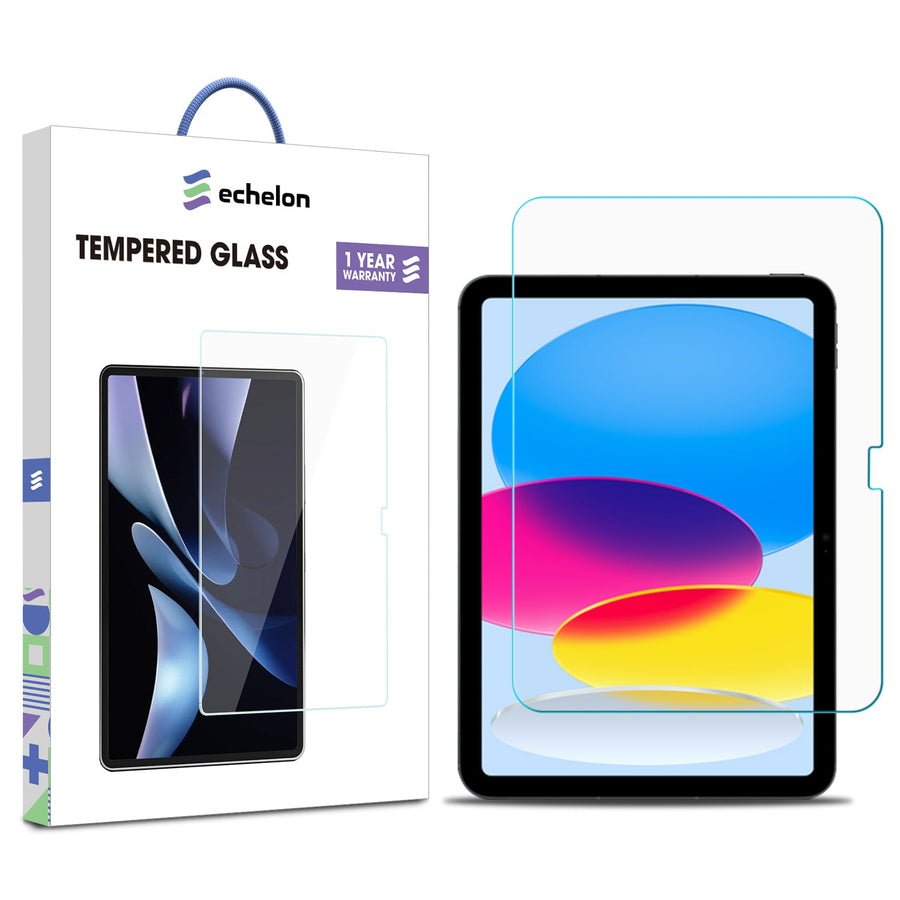 echelon Tempered Glass Screen Protector (2.5D) for iPad 10.9 (2022) / iPad 11 (2025) - Clear