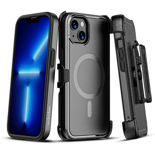 echelon Fuse Series MagSafe Case with Holster for Apple iPhone 17e / 16e / 14 / 13 - Black - EIP13CSD5MS301-2.jpg