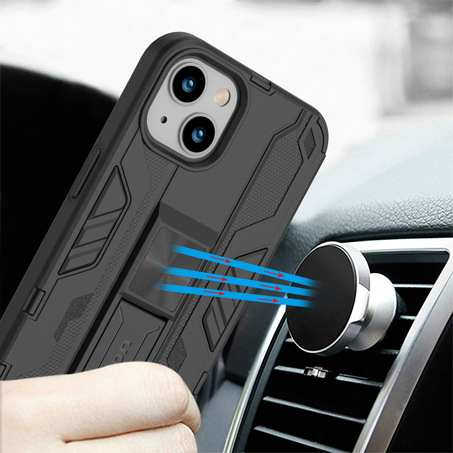 echelon Reflex Series Case w Kickstand for Apple iPhone 17e / 16e / 14 / 13 - Black - EIP13CSRSKS001-9.jpg