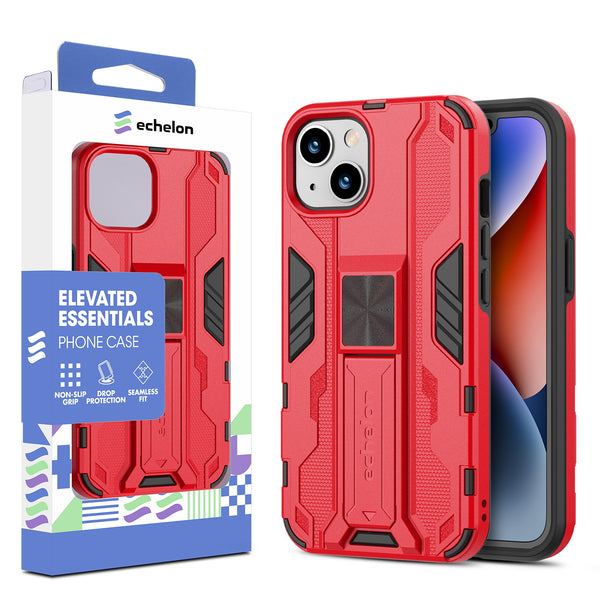 echelon Reflex Series Case w Kickstand for Apple iPhone 17e / 16e / 14 / 13 - Red - EIP13CSRSKS002-1.jpg