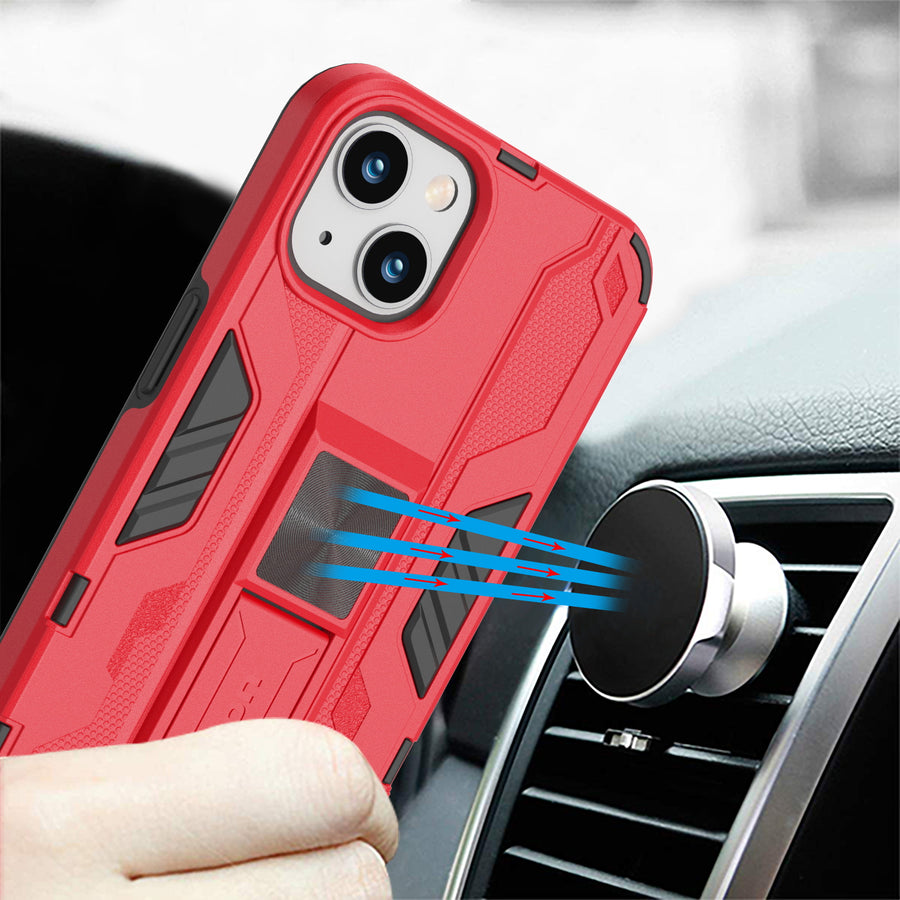 echelon Reflex Series Case w Kickstand for Apple iPhone 17e / 16e / 14 / 13 - Red - EIP13CSRSKS002-9.jpg