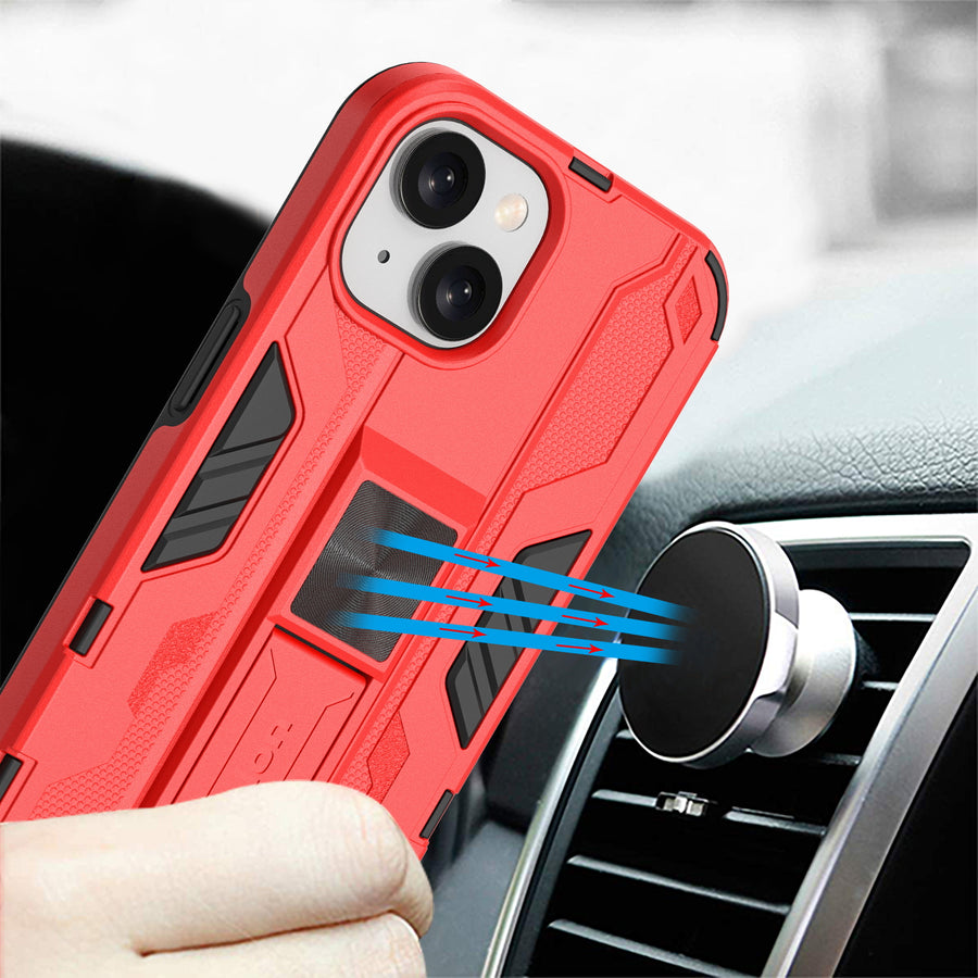 echelon Reflex Series Case w Kickstand for Apple iPhone 15 - Red - EIP15CSRSKS002-9.jpg