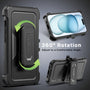 echelon Reflex Series Case with Holster for Apple iPhone 15 - Black - EIP15CSRSKS301-5.jpg