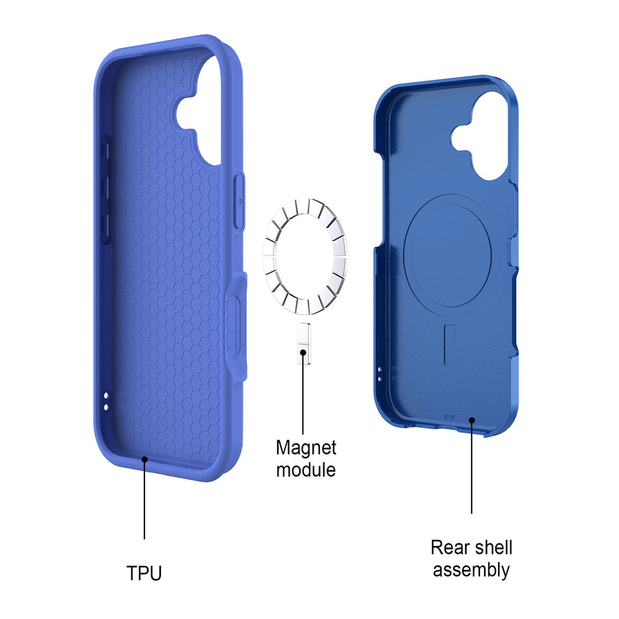echelon Fuse Series w/ MagSafe Case for Apple iPhone 17 - Blue - EIP17CSD5MS104-7.jpg