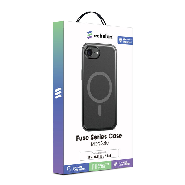 echelon Fuse Series w/ MagSafe Case for Apple iPhone 17e / 16e - Black - EIP17ECSD5MS101-1.JPG