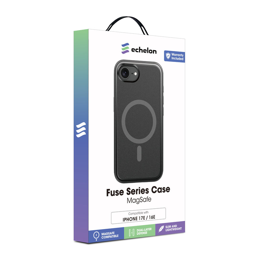 echelon Fuse Series w/ MagSafe Case for Apple iPhone 17e / 16e - Black - EIP17ECSD5MS101-1.JPG