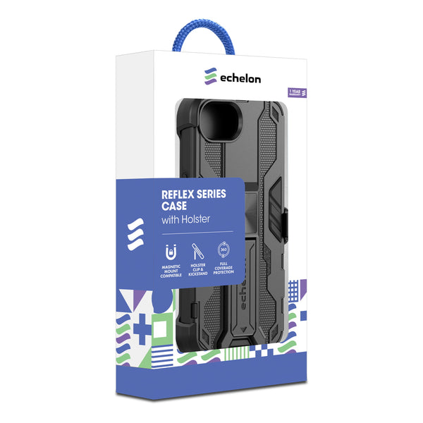 echelon Reflex Series Case with Holster for Apple iPhone 17e / 16e - Black - EIP17ECSRSKS301-2.jpg