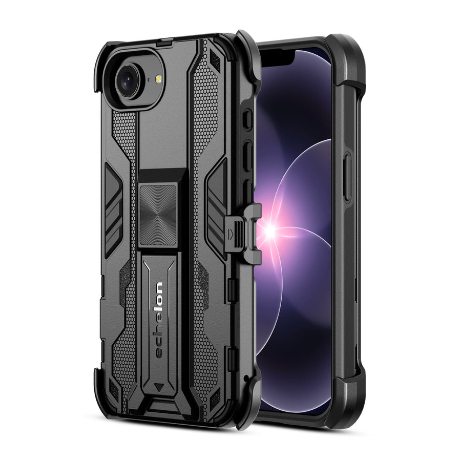 echelon Reflex Series Case with Holster for Apple iPhone 17e / 16e - Black - EIP17ECSRSKS301-3.jpg
