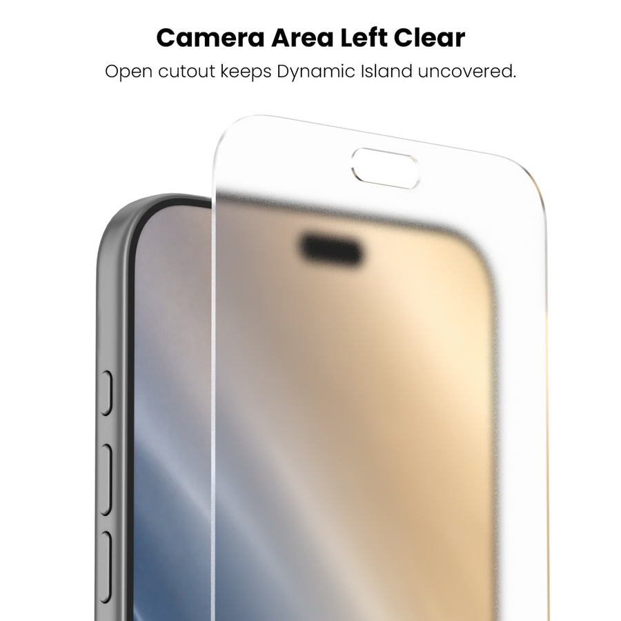 echelon Matte Anti-Glare Tempered Glass Screen Protector  for Apple iPhone 18 Pro - Clear - EIP18PSC87-7.JPG