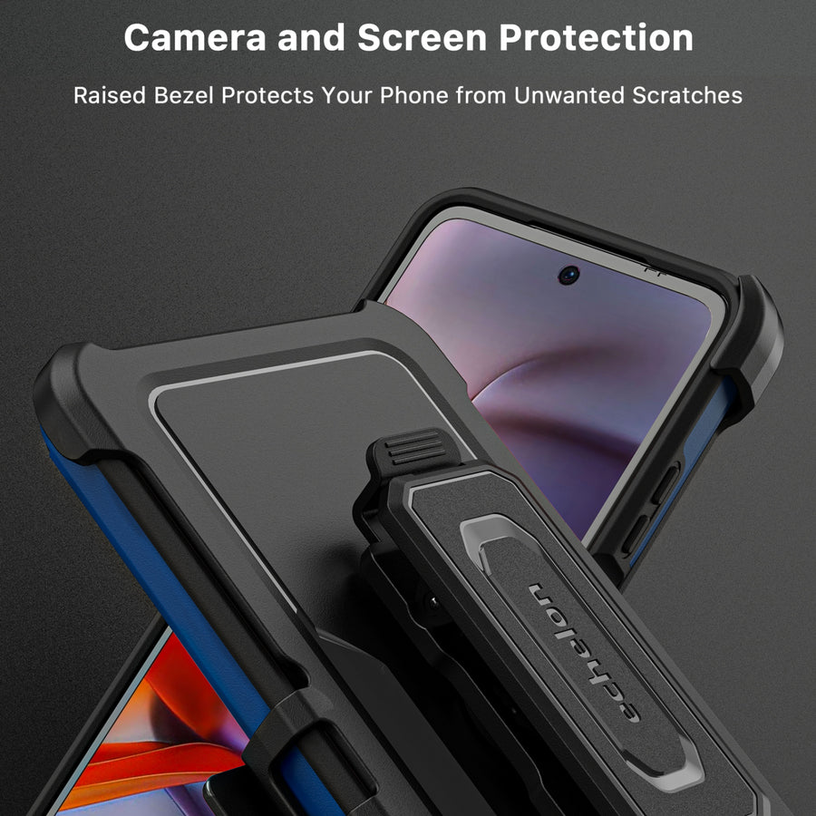 echelon Reflex Series Case with Holster for Motorola Moto G 5G (2025) - Reflex Blue - EMG5G25CSRSKS303-4.jpg