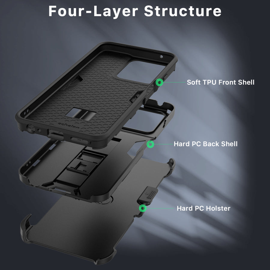 echelon Reflex Series Case with Holster for Motorola Moto G 5G (2026)/Moto G Play (2026) / Moto G 5G (2025) - Black - EMG5G26CSRSKS301-3.jpg