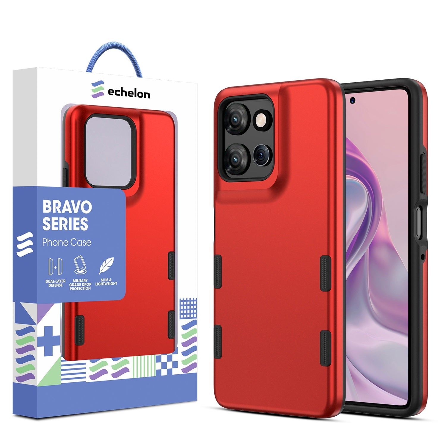 echelon Bravo Series Case for Motorola Moto G Power 5G (2026) / Moto G Power 5G (2025) - Red