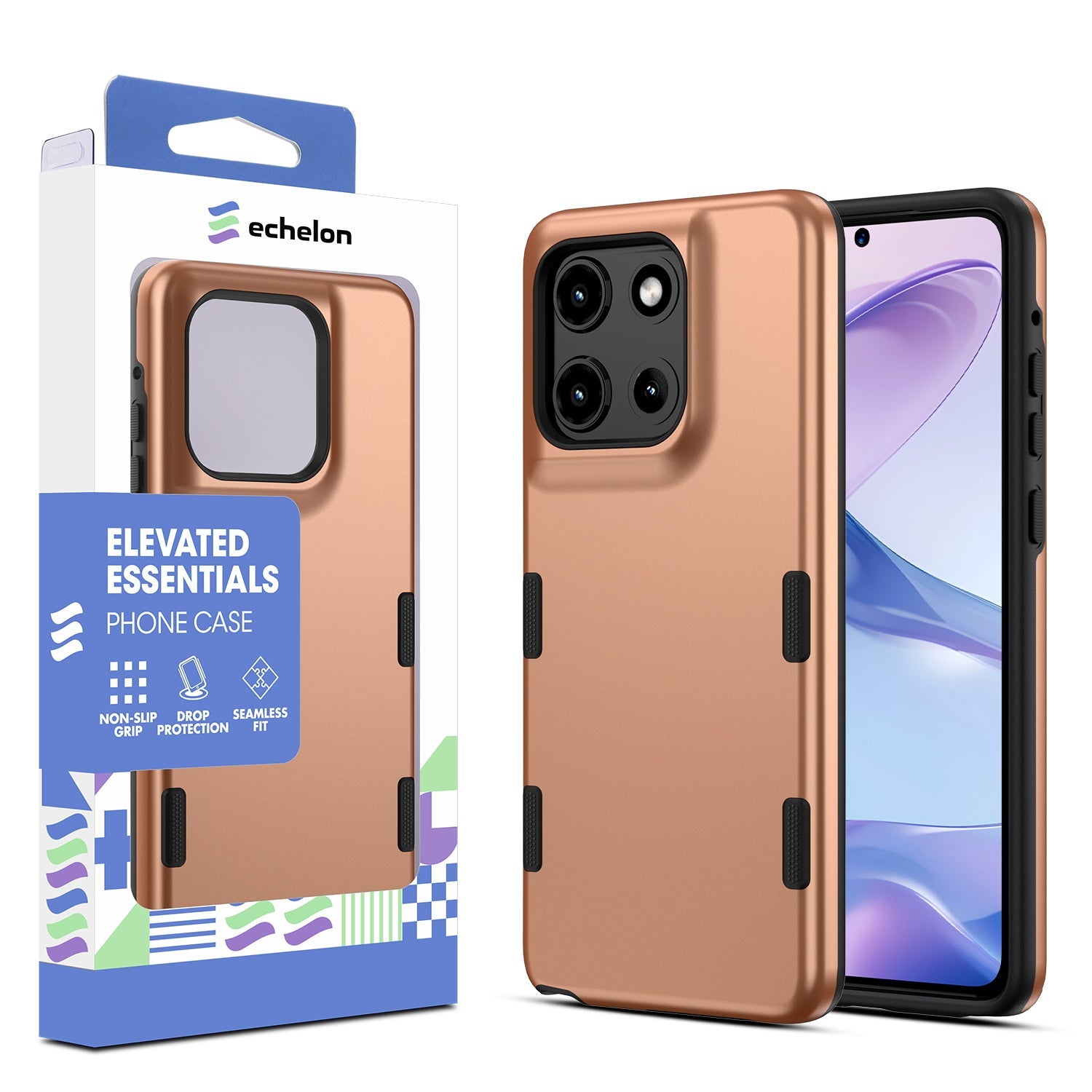 echelon Bravo Series Case for Motorola Moto G Stylus 5G (2025) - Rose Gold