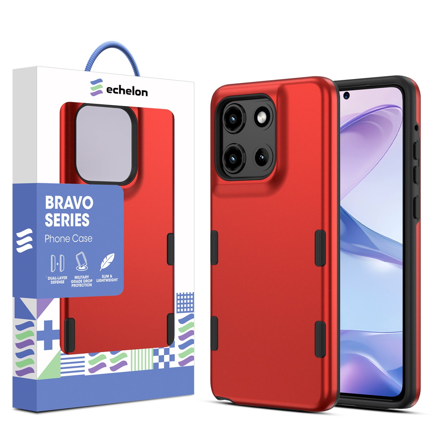 echelon Bravo Series Case for Motorola Moto G Stylus 5G (2026) / Moto G Stylus 5G (2025) - Red