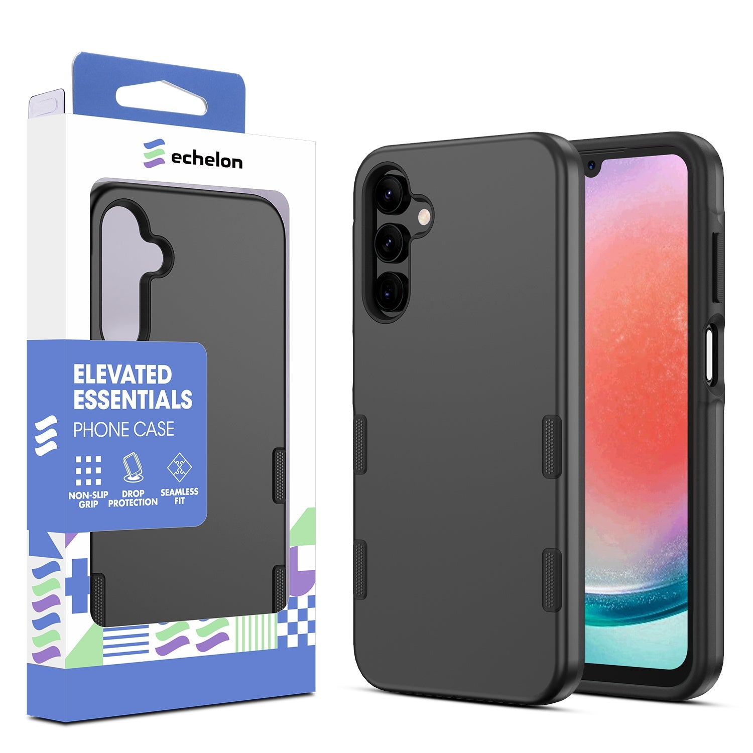 echelon Bravo Series Case for Samsung Galaxy A15 5G - Black