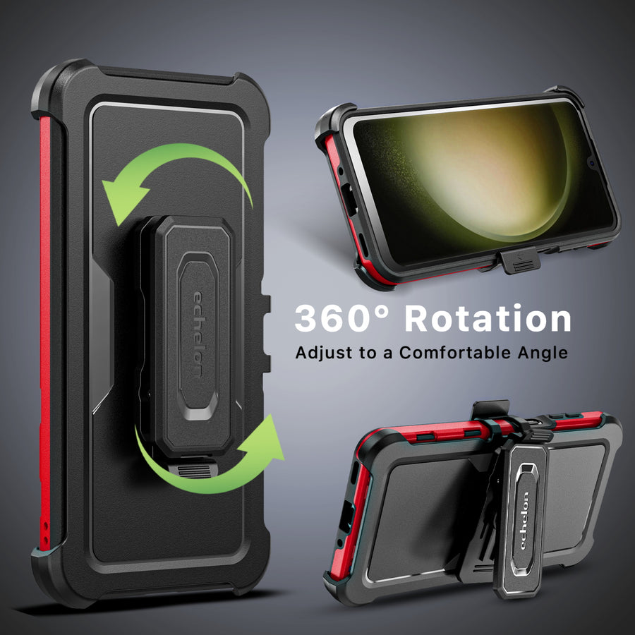 echelon Reflex Series Case with Holster for Samsung Galaxy A16 5G - Red - ESA165GCSRSKS302-5.jpg
