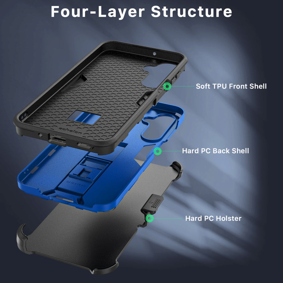 echelon Reflex Series Case with Holster for Samsung Galaxy A16 5G - Reflex Blue - ESA165GCSRSKS303-3.jpg