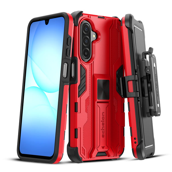 echelon Reflex Series Case with Holster for Samsung Galaxy A17 5G / Galaxy A16 5G - Red - ESA175GCSRSKS302-2.jpg