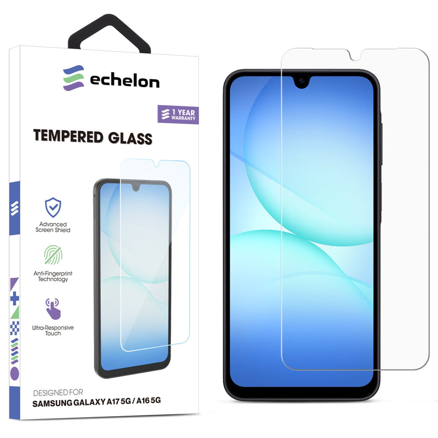 echelon Tempered Glass Screen Protector (2.5D) for Samsung Galaxy A17 5G / Galaxy A16 5G - Clear