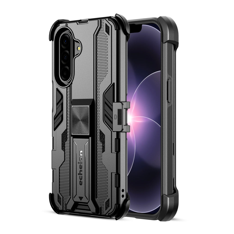 echelon Reflex Series Case with Holster for Samsung Galaxy A18 5G / A17 5G / A16 5G - Black - ESA185GCSRSKS301-2.JPG