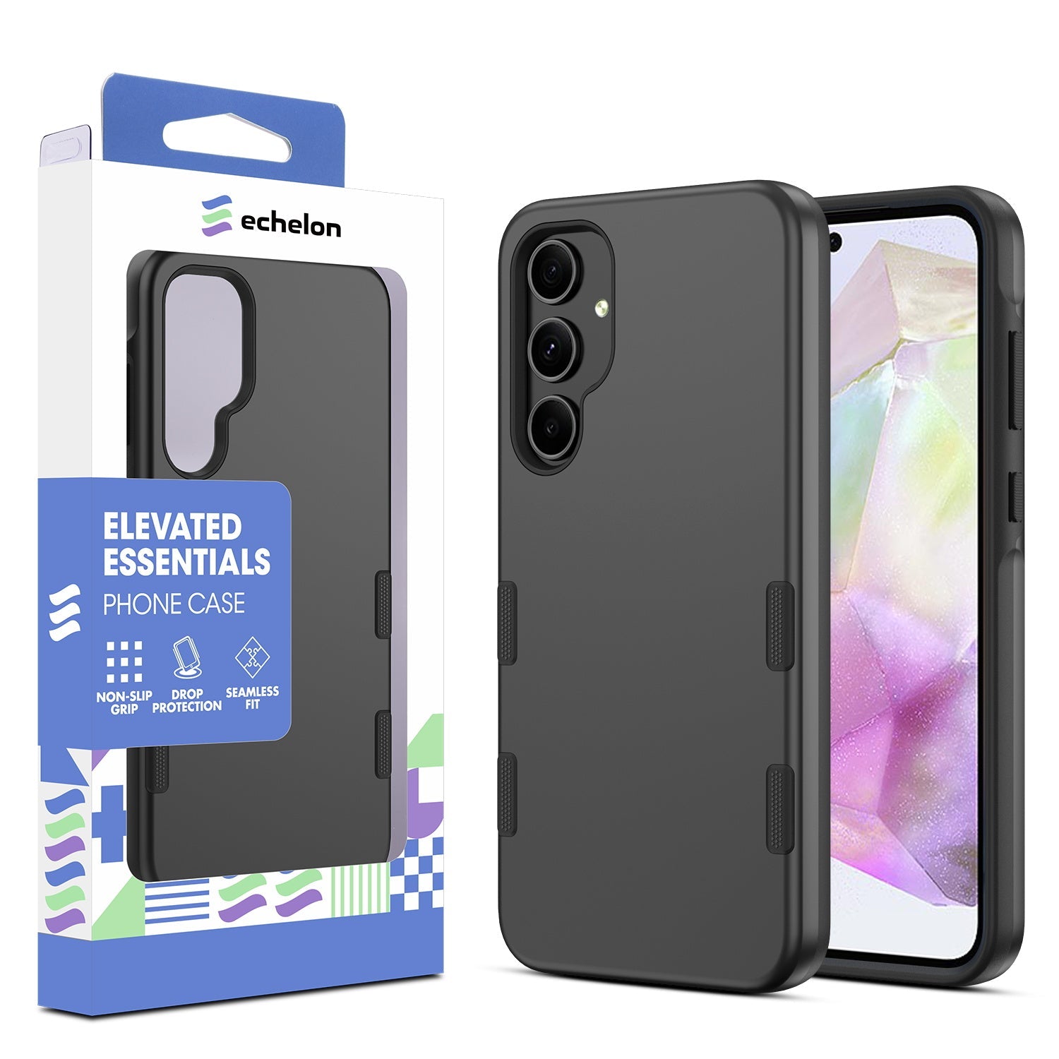 echelon Bravo Series Case for Samsung Galaxy A35 5G - Black