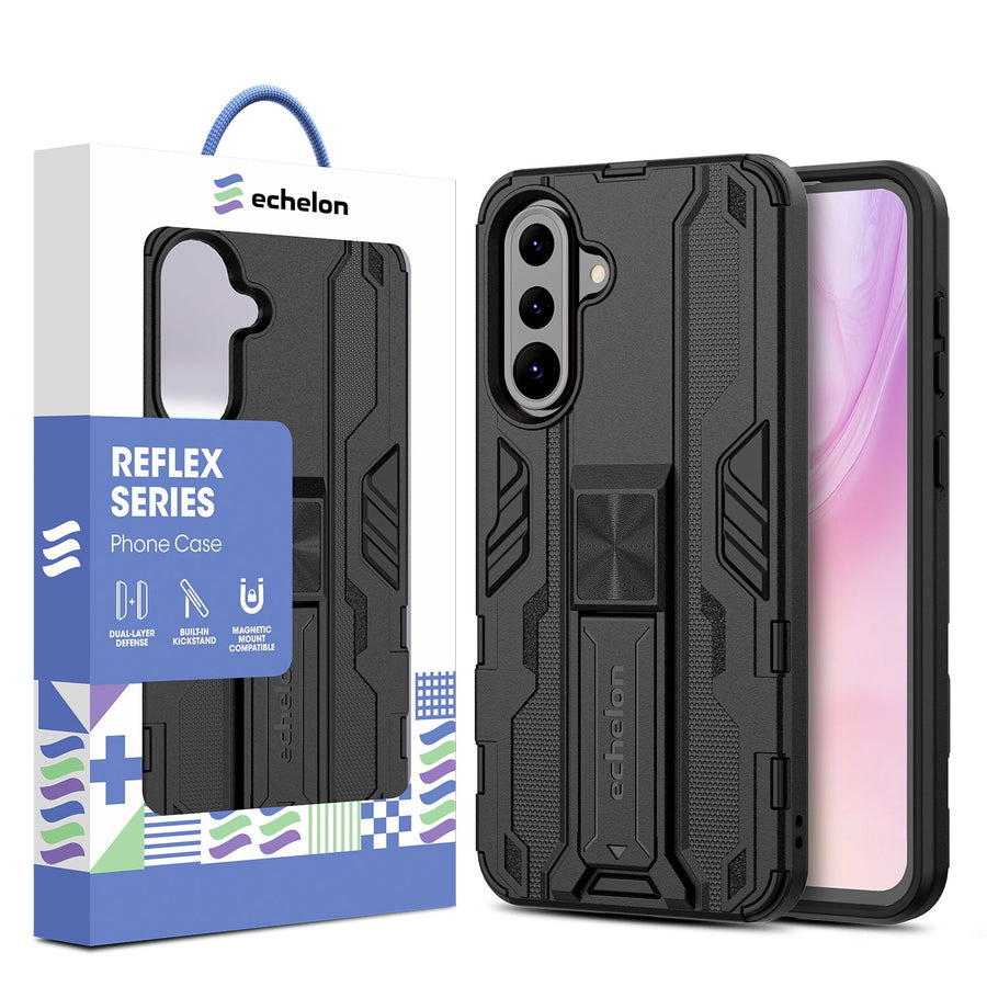 echelon Reflex Series Case w Kickstand for Samsung Galaxy A37 5G / Galaxy A36 5G - Black