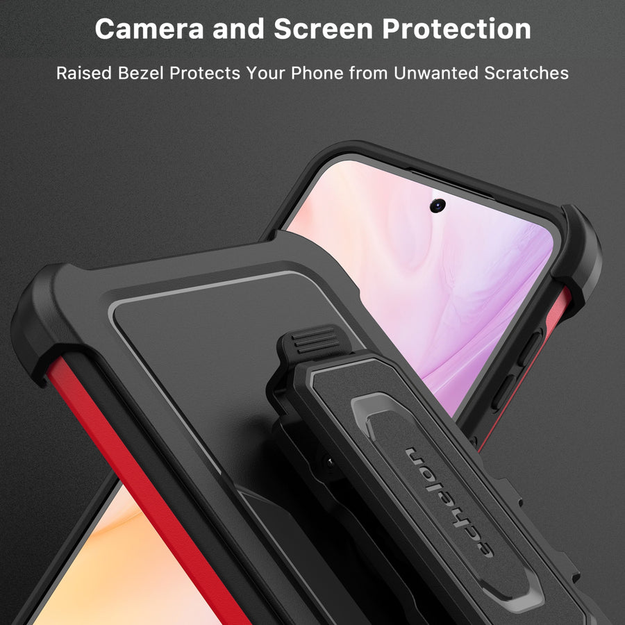 echelon Reflex Series Case with Holster for Samsung Galaxy A37 5G / Galaxy A36 5G - Red - ESA375GCSRSKS302-4.jpg