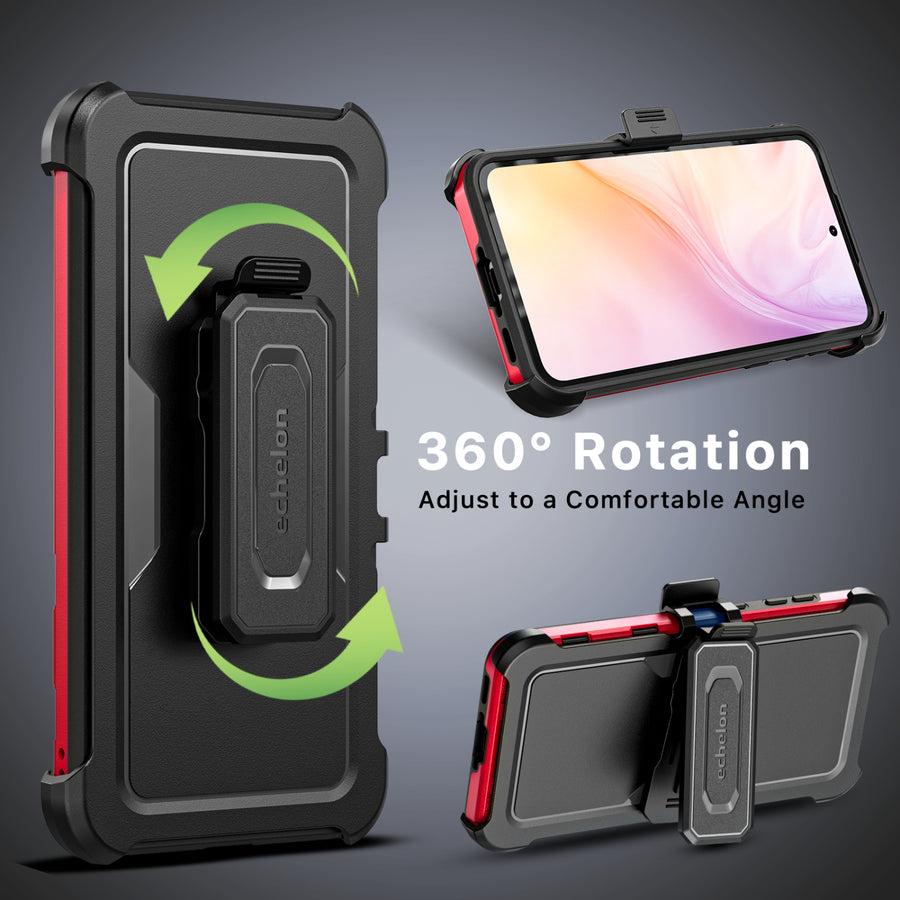 echelon Reflex Series Case with Holster for Samsung Galaxy A37 5G / Galaxy A36 5G - Red - ESA375GCSRSKS302-5.jpg