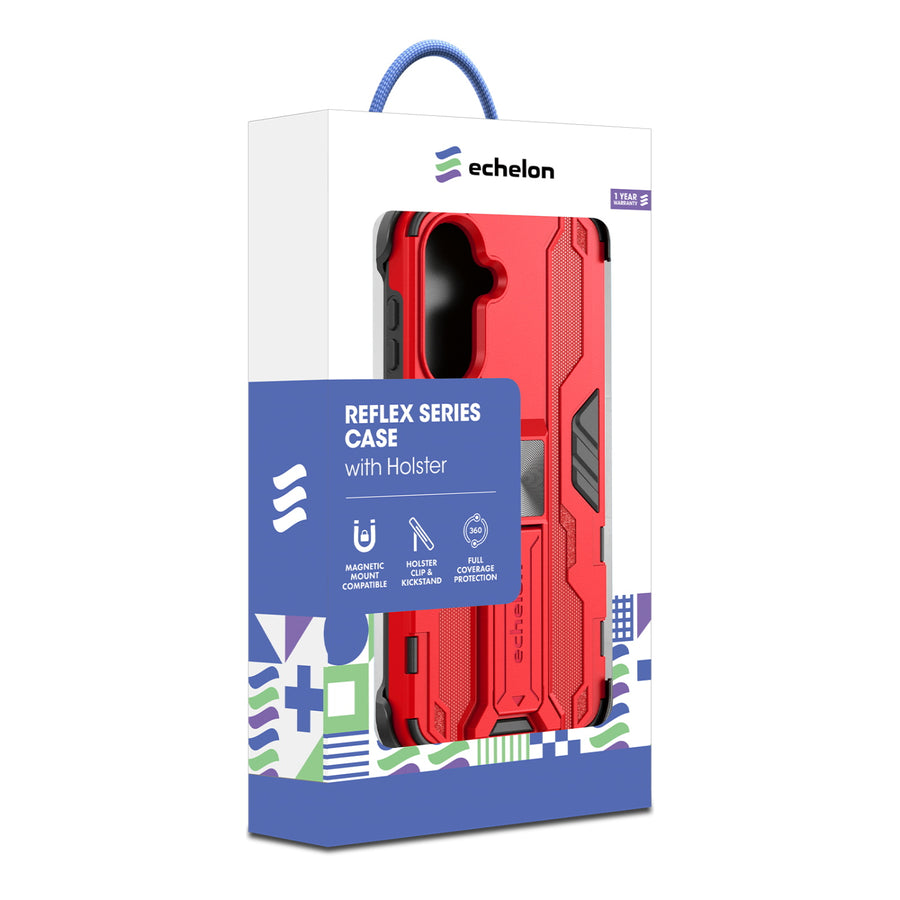 echelon Reflex Series Case with Holster for Samsung Galaxy A37 5G / Galaxy A36 5G - Red - ESA375GCSRSKS302-8.jpg