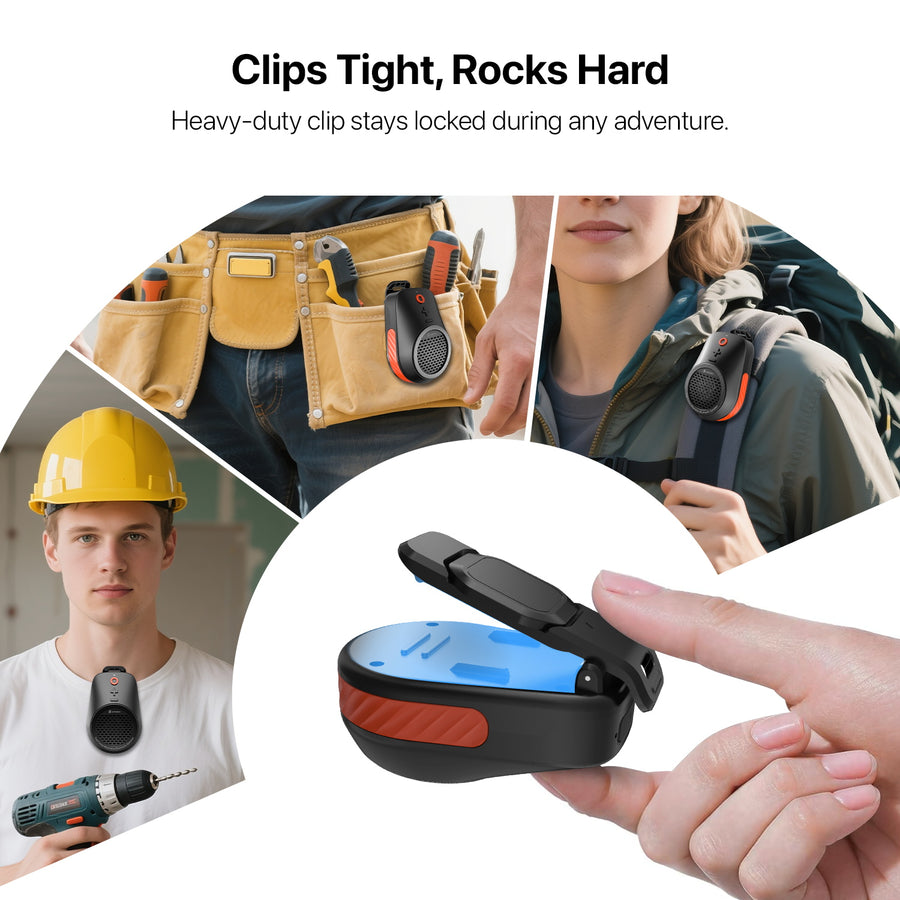 echelon TrekTunes Clip-On Wearable Wireless Speaker - Black - ESKUSU046BK-4.jpg