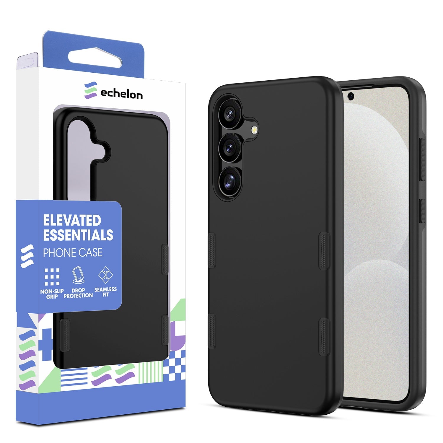 echelon Bravo Series Case for Samsung Galaxy S25 Plus - Black