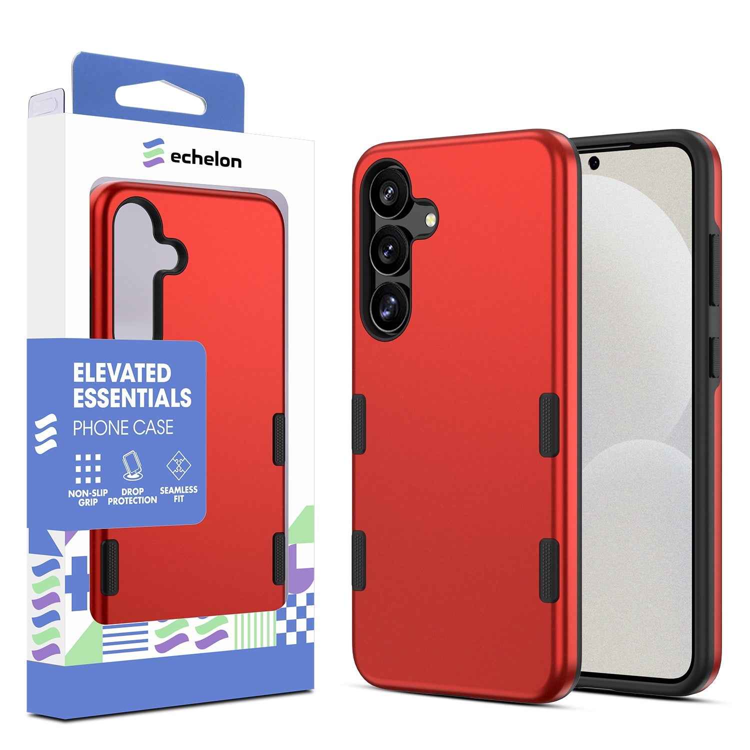 echelon Bravo Series Case for Samsung Galaxy S25 Plus - Red