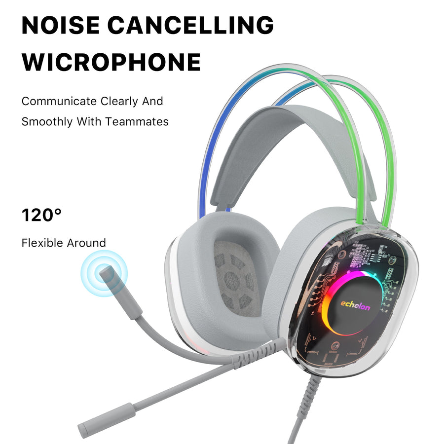 Echelon SoundScape See-Through RGB Gaming Headset w/ USB-C Mic - Grey - EUHSHFST091-4.jpg