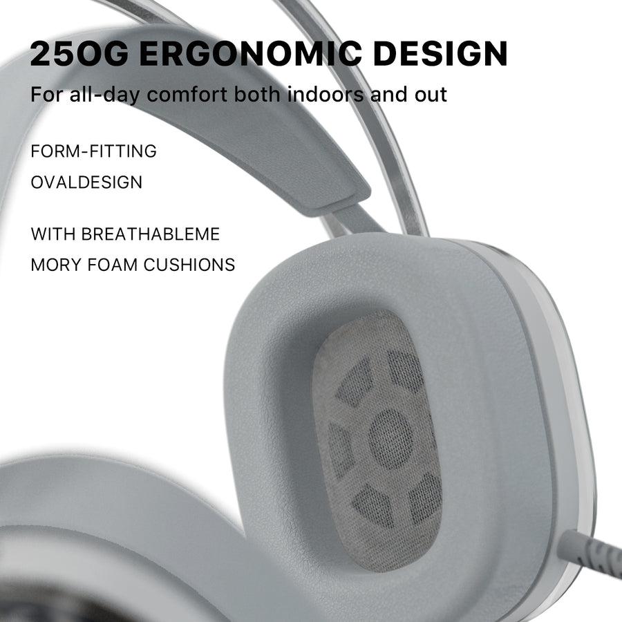 Echelon SoundScape See-Through RGB Gaming Headset w/ USB-C Mic - Grey - EUHSHFST091-5.jpg