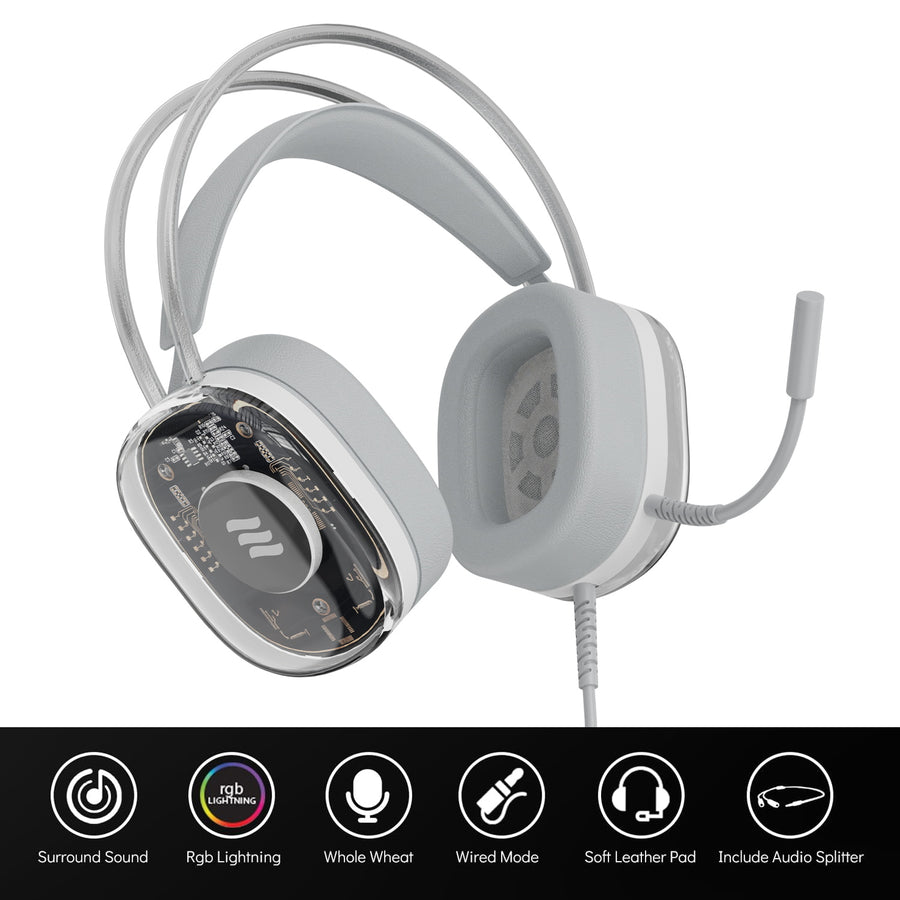 Echelon SoundScape See-Through RGB Gaming Headset w/ USB-C Mic - Grey - EUHSHFST091-6.jpg
