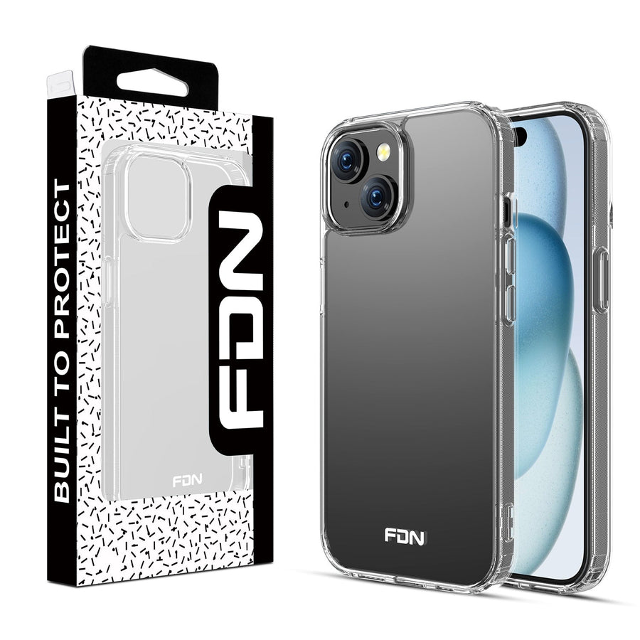 FDN Gummy Series Case for Apple iPhone 15 - Clear