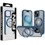 FDN RingRound 360° Kickstand Case w/ MagSafe for Apple iPhone 15 - Blue
